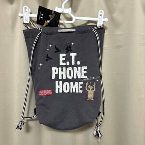 ★新品★ブリーズ　E.T. 巾着リュック　バッグ　ユニバーサル