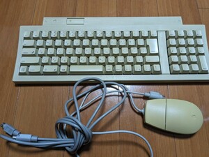 Apple keyboard Ⅱ ADBキーボード M0487 apple desktop bus mouse Ⅱ M2706 キーボードとマウス