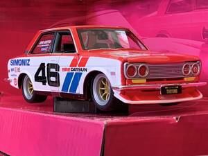 Maisto DESIGN 1/24 BRE DATSUN 510 SIMONIZ #46 JOHN MORTON ダットサン ブルーバード 510 Brock Racing Enterprises 未使用品