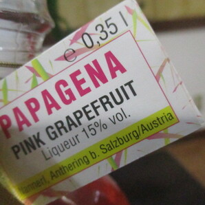 未開栓品 PAPAGENA パパゲーナ ピンクグレープフルーツ シンデレラシュー リキュール 350ml 15%の画像3