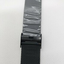 腕時計 クォーツ　文字盤黒　シンプルデザインで普段づかいにぴったりベルト位置自由設定#0217_画像5