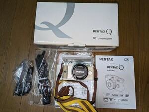 PENTAX q レンズキット ホワイト 中古 レンズフィルター 元箱付 ペンタックス