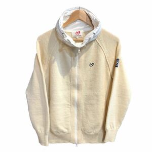 MASTER BUNNY EDITION ZIP UP ニット ジャケット サイズ5 158-6272005 マスターバニー ジップアップ パーカー MBE GOLF ゴルフ