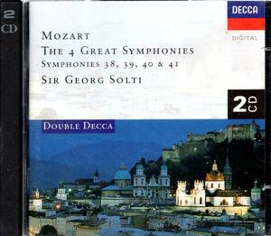 pc373 モーツァルト：交響曲第38番～41番　/ショルティ(2CD)