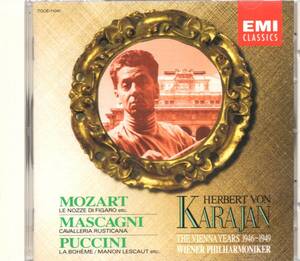 モーツアルト、マスカーニ＆プッチーニ：恋とはどんなものかしら・オペラ名演集　／カラヤン　　
