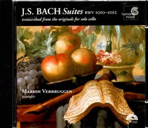 ol223　　J.S.バッハ：SUITES BWV 1010~1012 /VERBRUGGEN