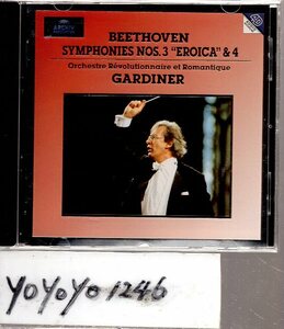 PC123　ベートーヴェン：交響曲第3番「英雄」、第4番/ガーディナー