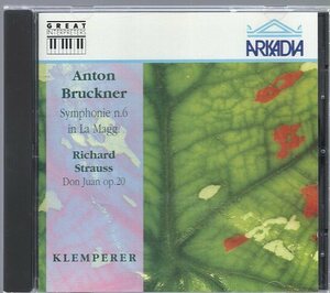 ブルックナー：交響曲第６番/クレンペラー＆ニュー・フィルハーモニア