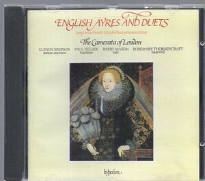 ENGLISH AYRES AND DUETS The Camerata of London