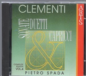 クレメンティ：Sonate, Duetti & Capricci Vol.4 /ピエトロ・スパーダ