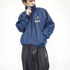 USA VINTAGE PORT AUTHORITY DOG EMBROIDERY DESIGN ZIP UP BLOUSON/アメリカ古着わんこ刺繍デザインジップアップブルゾン