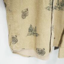 USA VINTAGE ANIMAL PATTERNED DESIGN SHIRT/アメリカ古着アニマル柄デザインシャツ_画像9