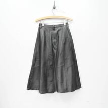 USA VINTAGE DESIGN LEATHER LONG SKIRT/アメリカ古着デザインレザーロングスカート_画像4