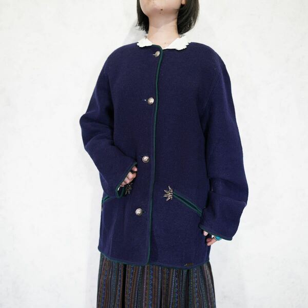 EU VINTAGE SONNWEND METAL BUTTON WOOL TYROLEAN JACKET/ヨーロッパ古着メタルボタンウールチロリアンジャケット