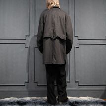 EU VINTAGE BARONIA DESIGN WOOL HALF COAT/ヨーロッパ古着デザインウールハーフコート_画像3