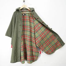 EU VINTAGE WOOL DESIGN CAPE COAT/ヨーロッパ古着ウールデザインケープコート_画像5