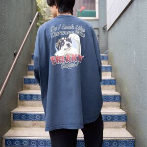 USA VINTAGE BIG DOGS DOG PRINT DESIGN T SHIRT MADE IN USA/アメリカ古着わんこプリントデザインTシャツ