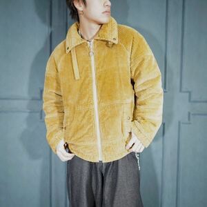 USA VINTAGE STRUGGLE GEAR CORDULOY DESIGN ZIP UP BLOUSON/アメリカ古着コーデュロイデザインジップアップブルゾン