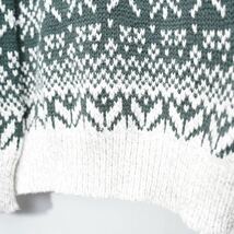 USA VINTAGE FIELDMASTER NORDIC PATTERNED KNIT ONE PIECE/アメリカ古着ノルディック柄ニットワンピース_画像8