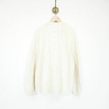 EU VINTAGE CABLE DESIGN KNIT CARDIGAN/ヨーロッパ古着ケーブルデザインニットカーディガン_画像5