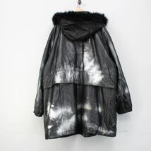 *SPECIAL ITEM* USA VINTAGE KOMITOR PAINT DESIGN LEATHER MODS COAT/アメリカ古着ペイントデザインレザーモッズコート_画像6