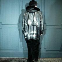 *SPECIAL ITEM* USA VINTAGE KOMITOR PAINT DESIGN LEATHER MODS COAT/アメリカ古着ペイントデザインレザーモッズコート_画像4