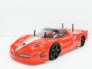 * turbo with function * 2.4GHz 1/10 drift radio controlled car Ferrari type red [ has painted final product * full set ]