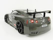 ☆ターボ機能付き☆ 2.4GHz 1/10 ドリフトラジコンカー R35 GTR タイプ カーボンブラック 【塗装済み完成品・フルセット】_画像4