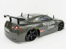 ☆ターボ機能付き☆ 2.4GHz 1/10 ドリフトラジコンカー R35 GTR タイプ カーボンブラック 【塗装済み完成品・フルセット】_画像6