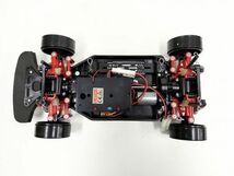 ☆ターボ機能付き☆ 2.4GHz 1/10 ドリフトラジコンカー R35 GTR タイプ カーボンブラック 【塗装済み完成品・フルセット】_画像9