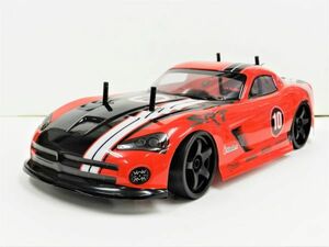 * turbo with function * 2.4GHz 1/10 drift radio controlled car Dodge wiper type red [ has painted final product * full set ]