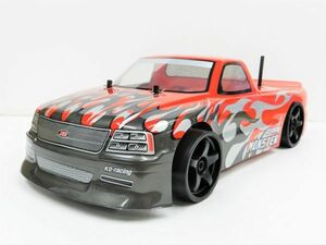 * turbo with function * 2.4GHz 1/10 drift radio controlled car Chevrolet C1500 type red [ has painted final product * full set ]