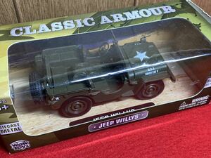 Ａ１０‐新品【 CLASSIC ARMOUR WWII WILLYS JEEP 】1/32 ＞アメリカ軍ジープ 完成品　