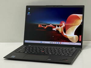 ★美品 第12世代AlderLake ThinkPad X1 Carbon Gen10 Core i7 1255U 1.7GHz/16GB/NVMe1TB/WiFi/14.0WUXGA/WebCam/WIN11/使用264h