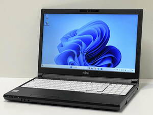 ★第10世代Core i3 LIFEBOOK A5510/FX Core i3 10110U 2.1GHz/8GB/SSD128GB/DVDスーパーマルチ/WiFi/15.6HD/WebCam/WIN11