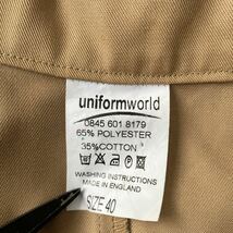 イングランド製 uniformworld ワーク コート 40 ユーロ ツイル_画像7