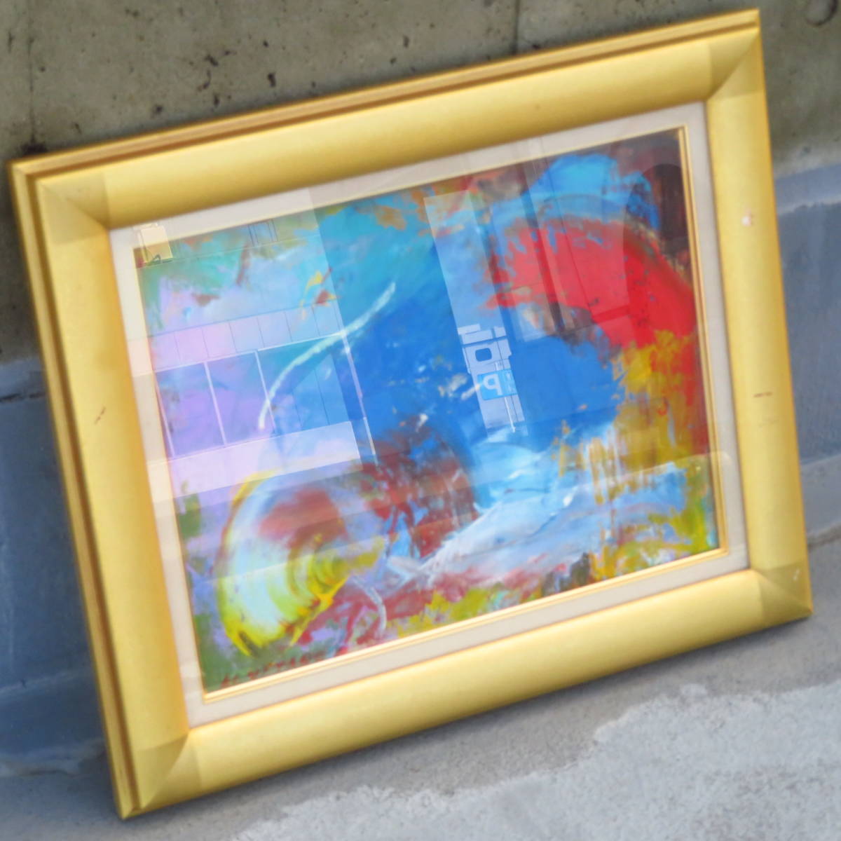 Authenticité garantie œuvre d'art [Kunitaro Ichinomiya] Peinture à l'huile peinte à la main, peinture de paysage, œuvre d'art luxueusement encadrée, œuvre d'art antique signée par l'artiste Largeur 54, 7 x Hauteur 45, 7, peinture, peinture à l'huile, Nature, Peinture de paysage