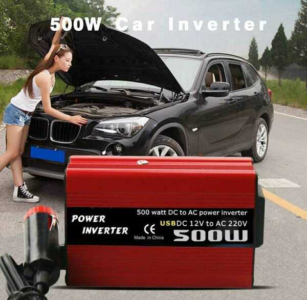 パワーインバーター500w 12V 100V