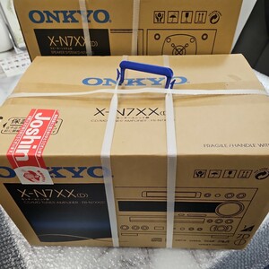 管理番号A-18 新品・未開封 ONKYO オンキョー CD/MDチューナーアンプシステム X-N7XX(D) 