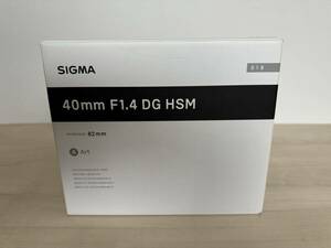 新品未開封 SIGMA 40mm F1.4 DG HSM Art カメラレンズ CANON-EFマウント キヤノン