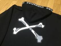 WTAPS 22AW X3.0 ZIP HOODY CTPL クロスボーン パーカー BLACK Lサイズ COLLEGE ダブルタップス_画像6