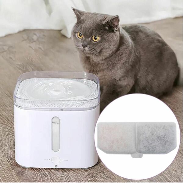 犬 猫 水 ペット自動給水器 フィルター 軟水化フィルター 活性炭フィルター