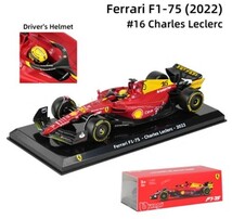 ★最速★ミニカー レーシングカー フェラーリ 2022バージョン 75-16M ヘルメット付き 争奪戦 0592 0593_画像1