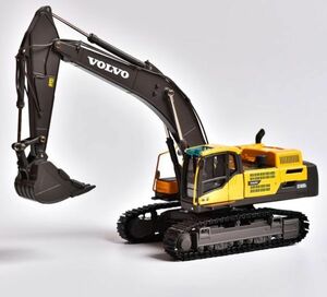 ★年末＆年始★VOLVO ボルボ EC480DL 合金 ショベルモデル エンジニアリング 車両 シミュレーションショベル 装飾品 1/50サイズ 0511⑰2