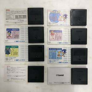 【1円～】ジャンク SEGA GAMEGEAR ゲームギア 本体 + ソフト 12本セット まとめ売り ※動作未確認/状態不良【ジャンク品】の画像6