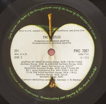 極上品! UK Original 初回 APPLE PMC 7067-8 NO EMI 0056785 White Album / The Beatles MAT: 1/1/1/1+完品_画像6