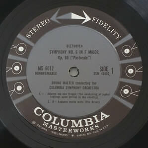 極上品! 米Columbia D7S-610 6EYES ベートーヴェン交響曲全集 ワルター 完品の画像7