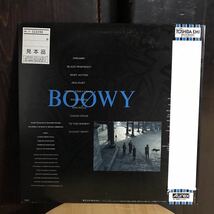 BOOWY 「BOOWY」(WTP-90334) 見本盤 LP アナログレコード 帯付　美品　ボーイ　プロモ盤_画像2