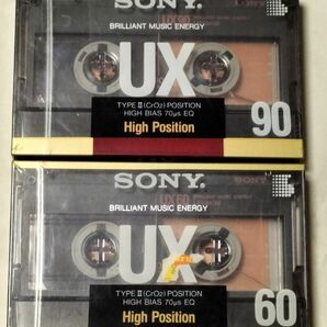 SONY ソニー UX90a UX60a ハイポジ ハイポジション カセットテープ 90分と60分のセット