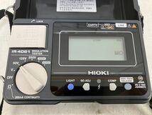 SRI【20-240217-NN-1】HIOKI IR4051 絶縁測定器【現状品、併売品】_画像5